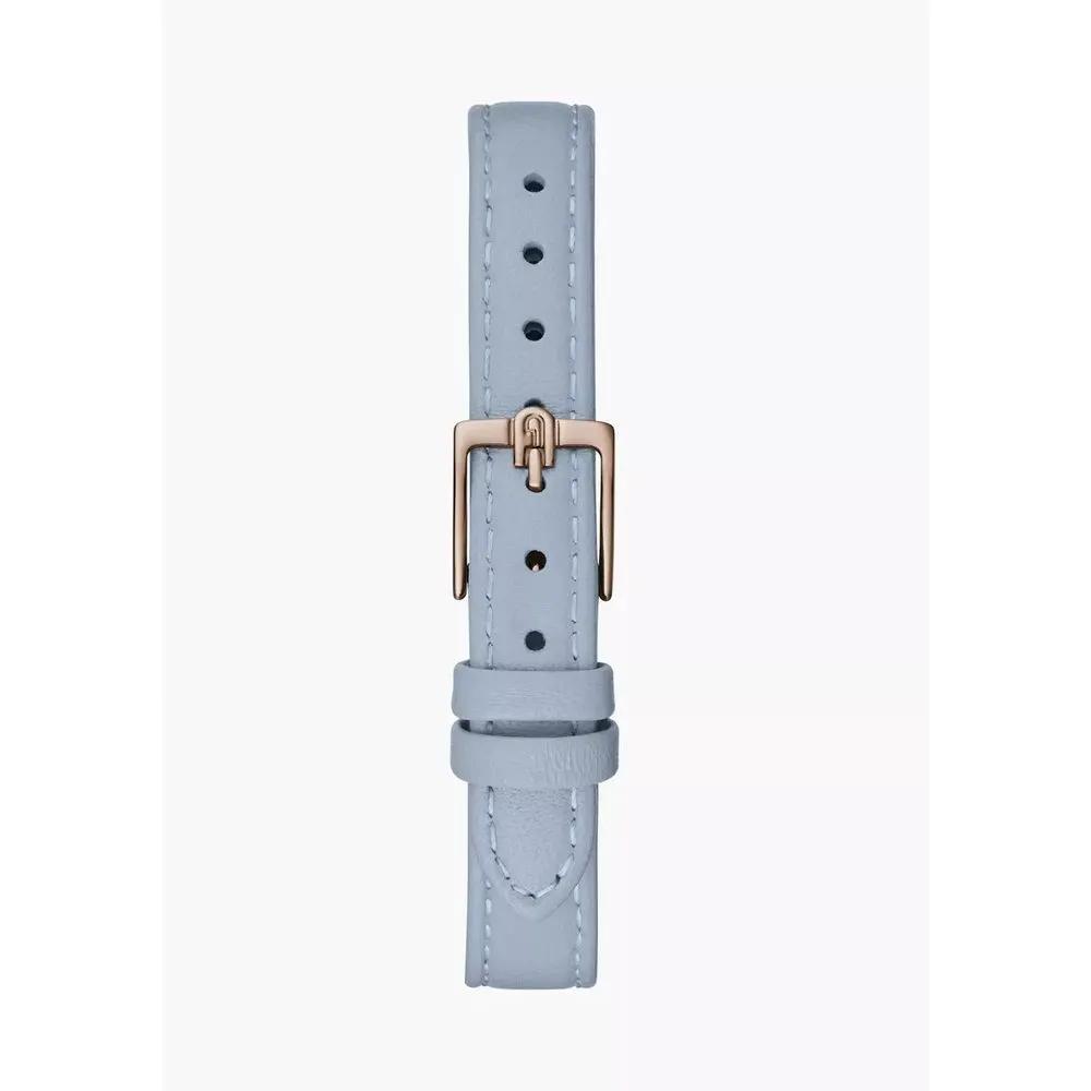 Furla Blue Leather Dress Watch