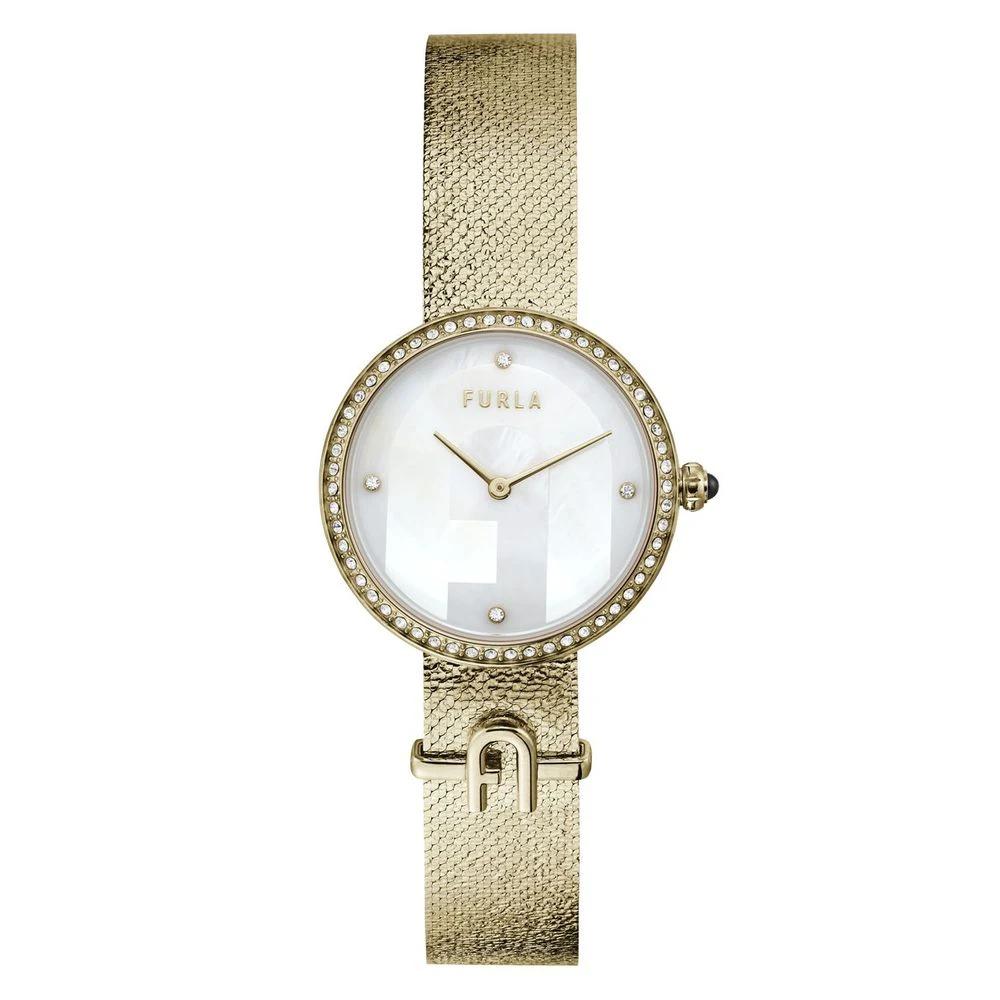 Furla Gold Stainless Steel Dress Watch by Furla