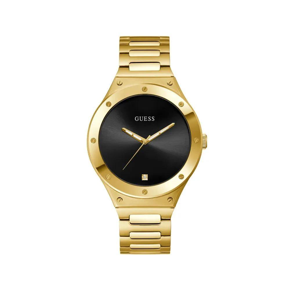 Guess Gold Stainless Steel Dress Watch by Guess