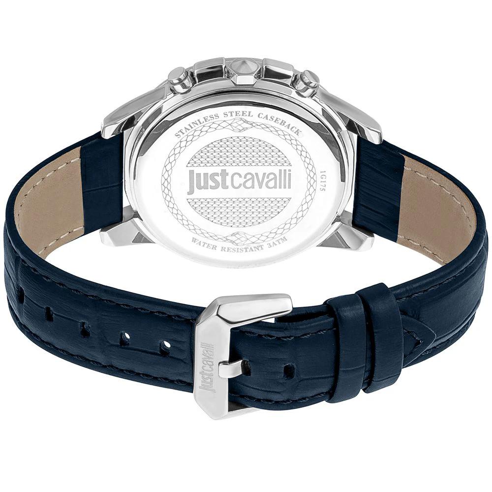 Just Cavalli Black Leather Bracelet Watch by Just Cavalli