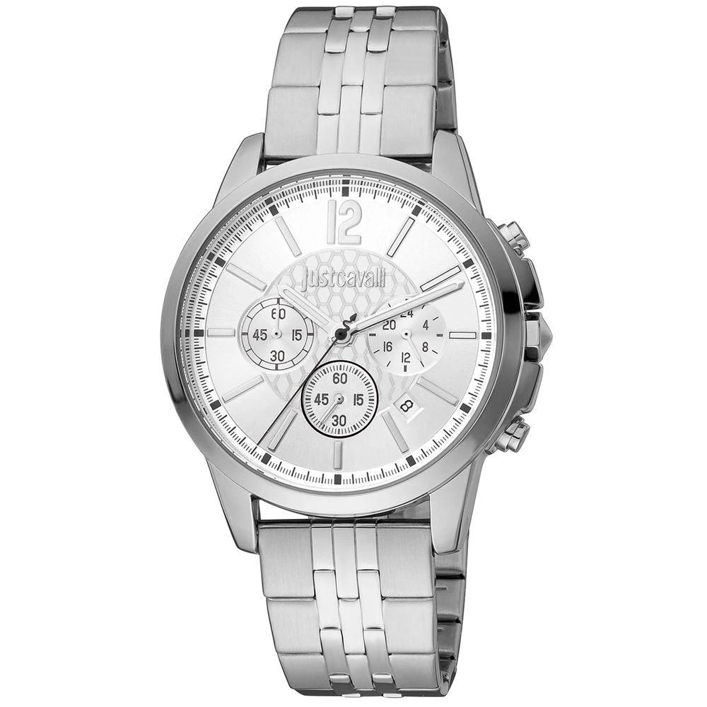 Just Cavalli Gray Stainless Steel Dress Watch by Just Cavalli
