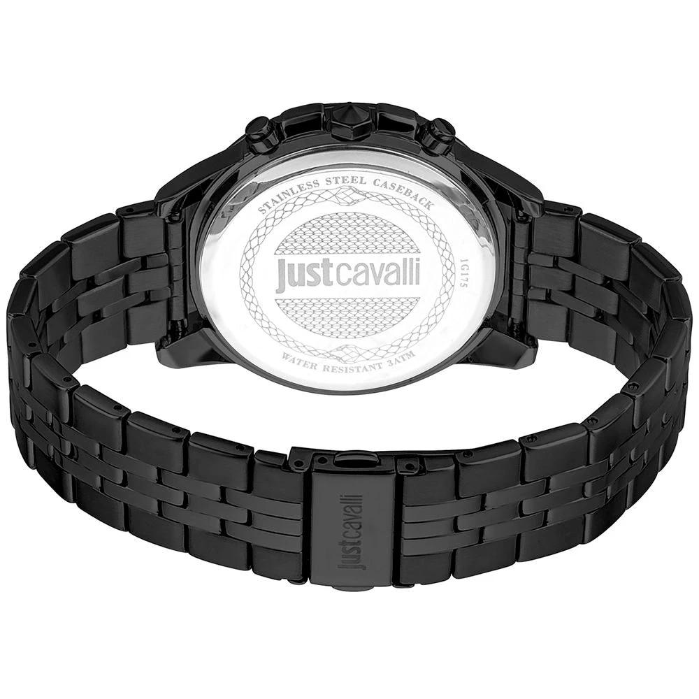 Just Cavalli Black Stainless Steel Dress Watch by Just Cavalli