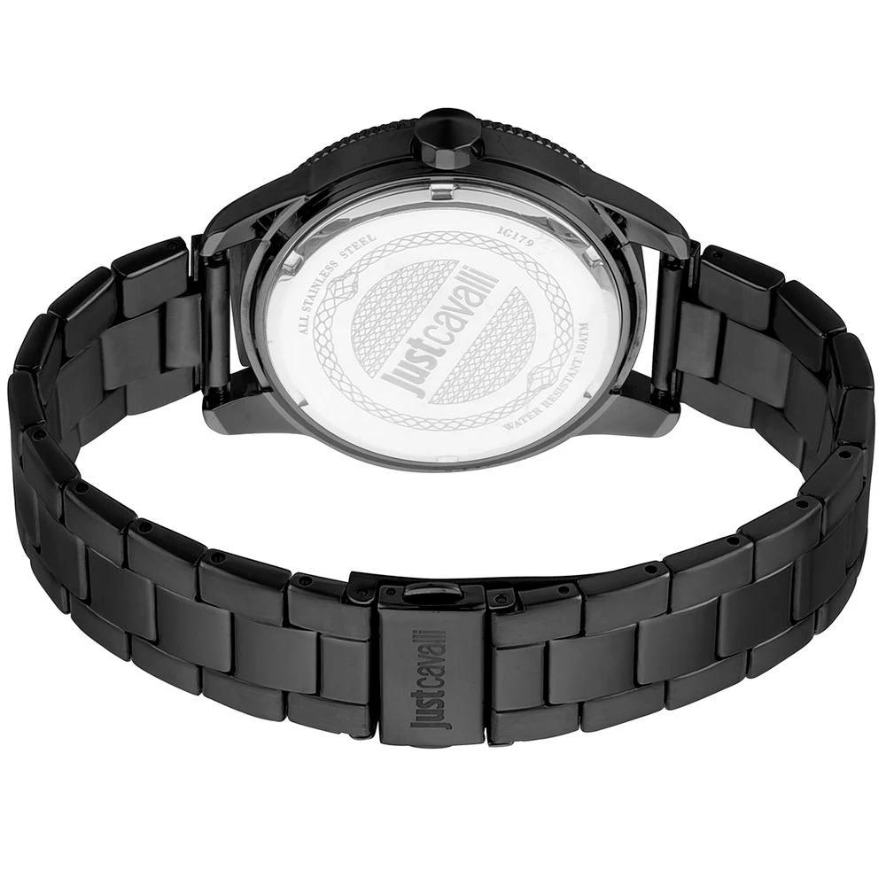 Just Cavalli Black Stainless Steel Dress Watch by Just Cavalli