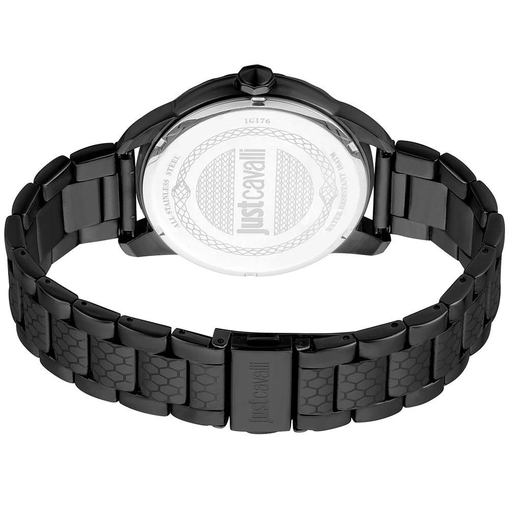 Just Cavalli Black Stainless Steel Dress Watch by Just Cavalli