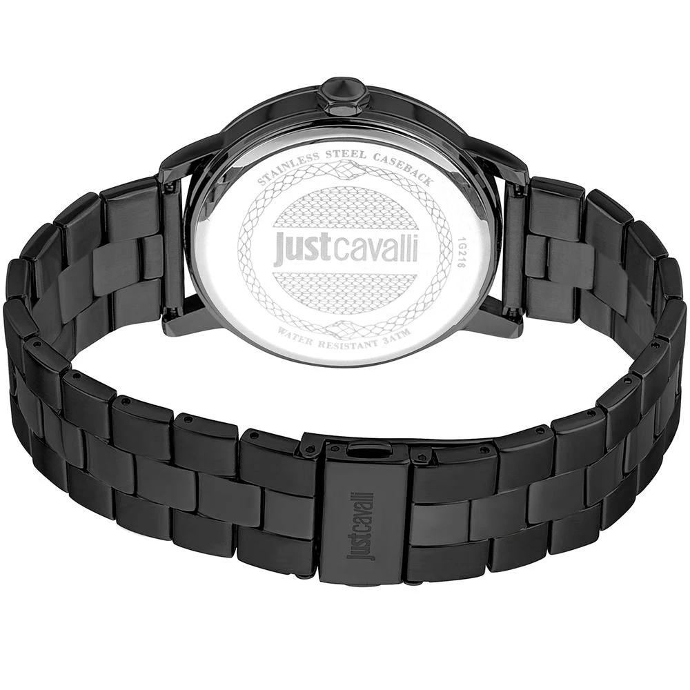 Just Cavalli Black Stainless Steel Dress Watch by Just Cavalli