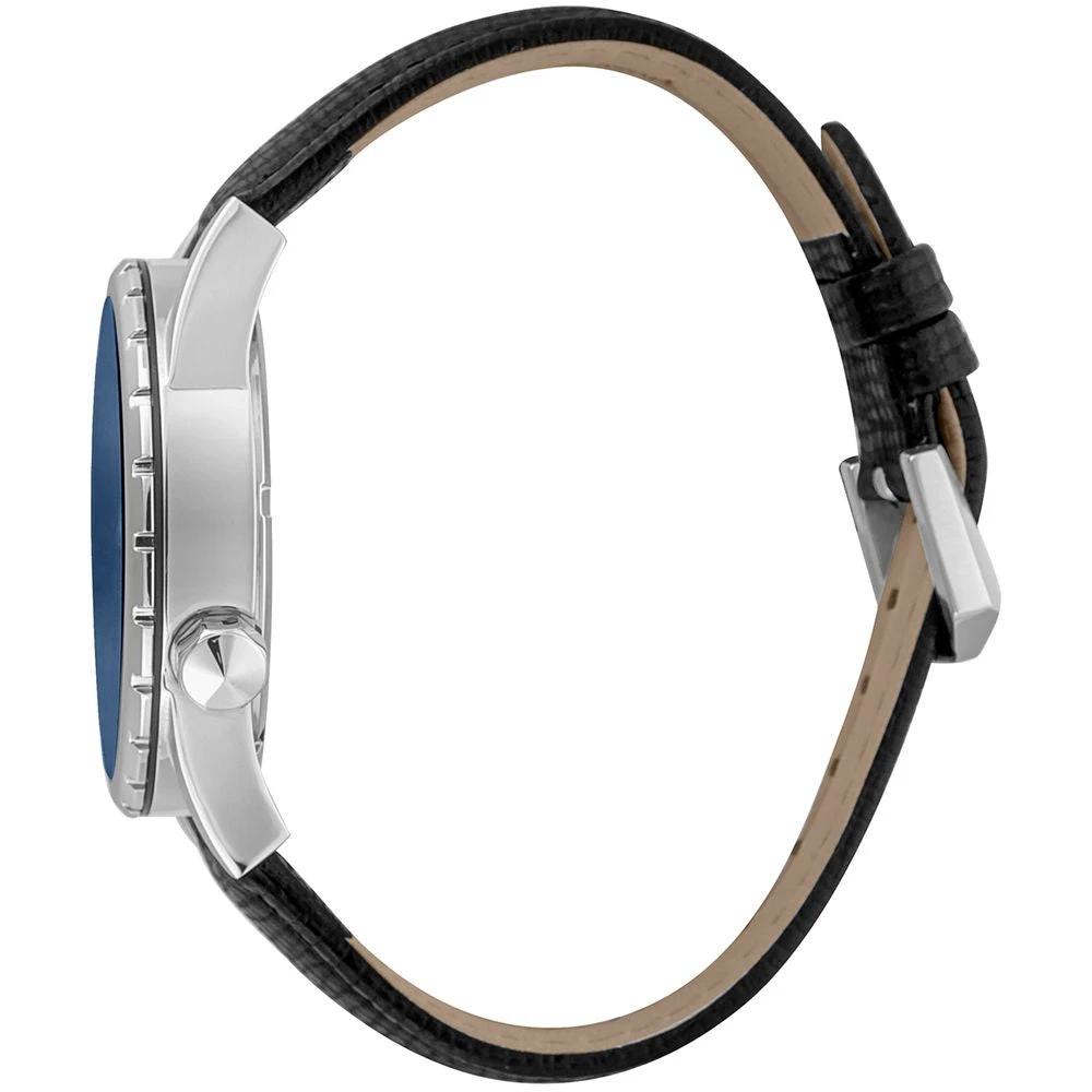 Just Cavalli Black Leather Dress Watch by Just Cavalli