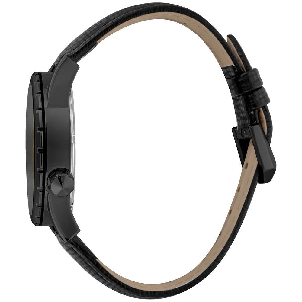 Just Cavalli Black Leather Dress Watch by Just Cavalli