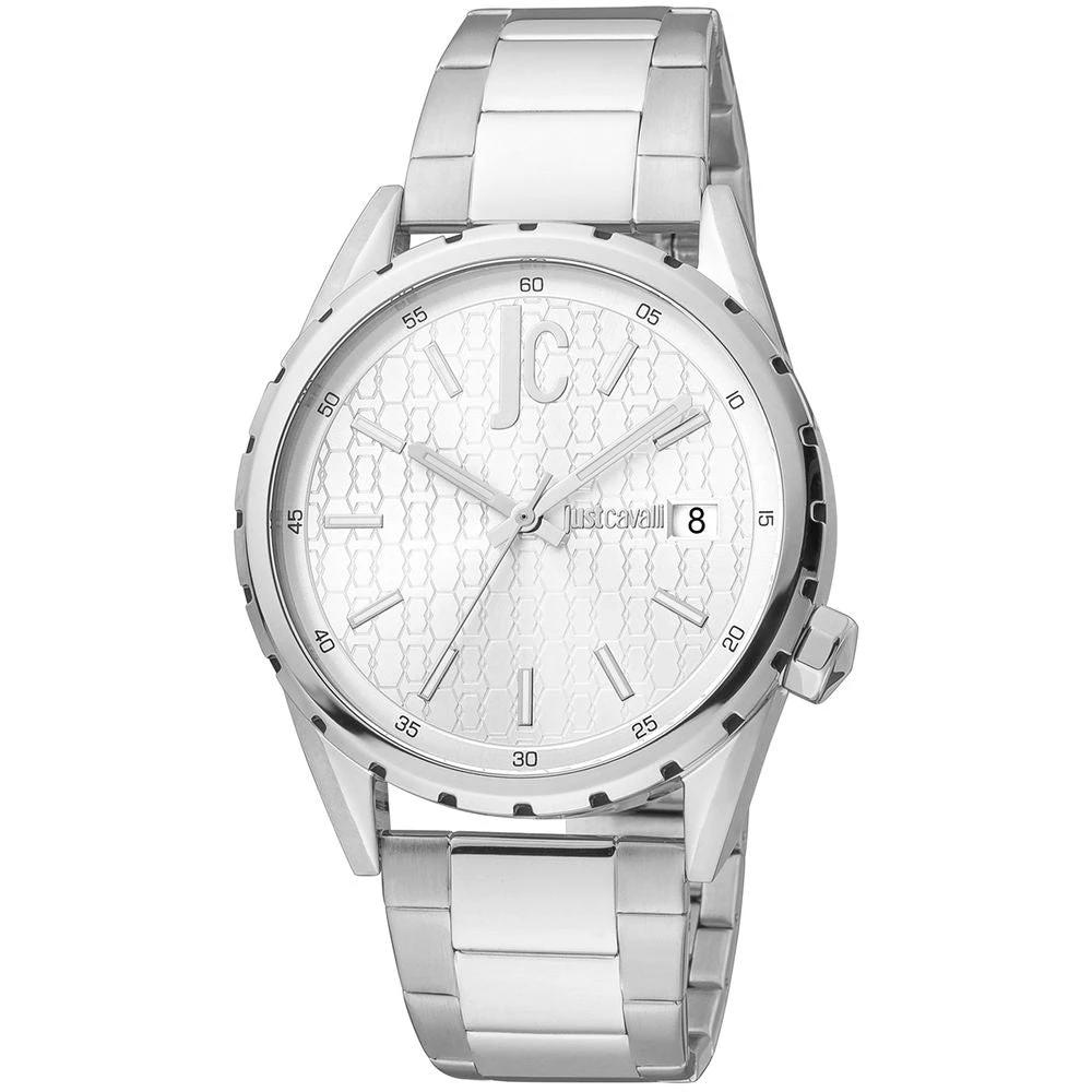 Just Cavalli Gray Stainless Steel Dress Watch by Just Cavalli