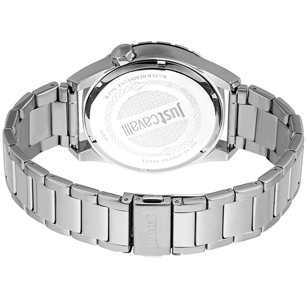 Just Cavalli Gray Stainless Steel Dress Watch by Just Cavalli