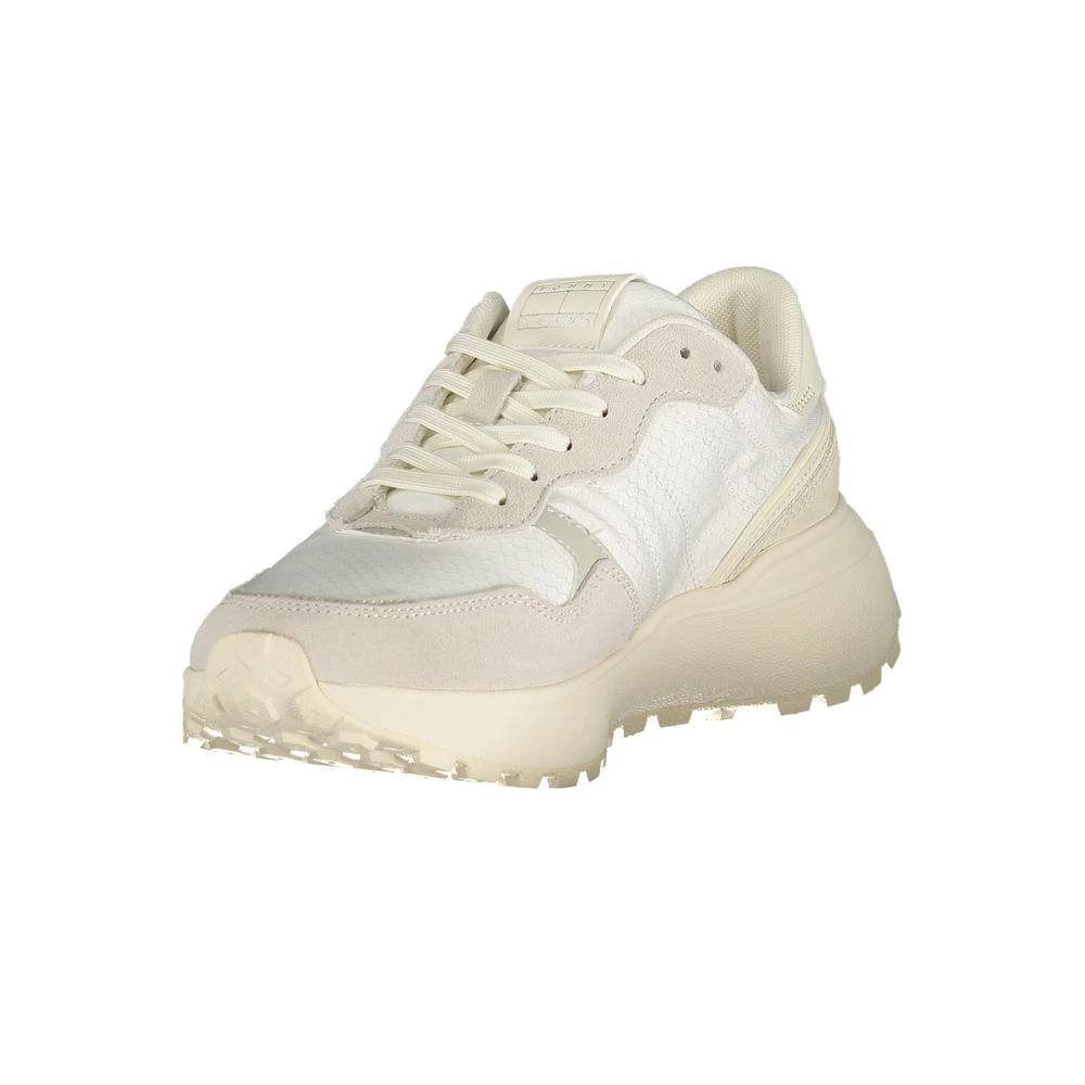 Tommy Hilfiger White Polyurethane Women Sneaker Tommy Hilfiger