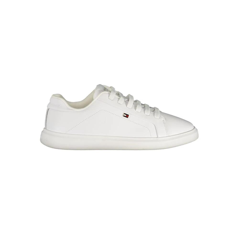 Tommy Hilfiger Bianco Polyurethane Women Sneaker Tommy Hilfiger