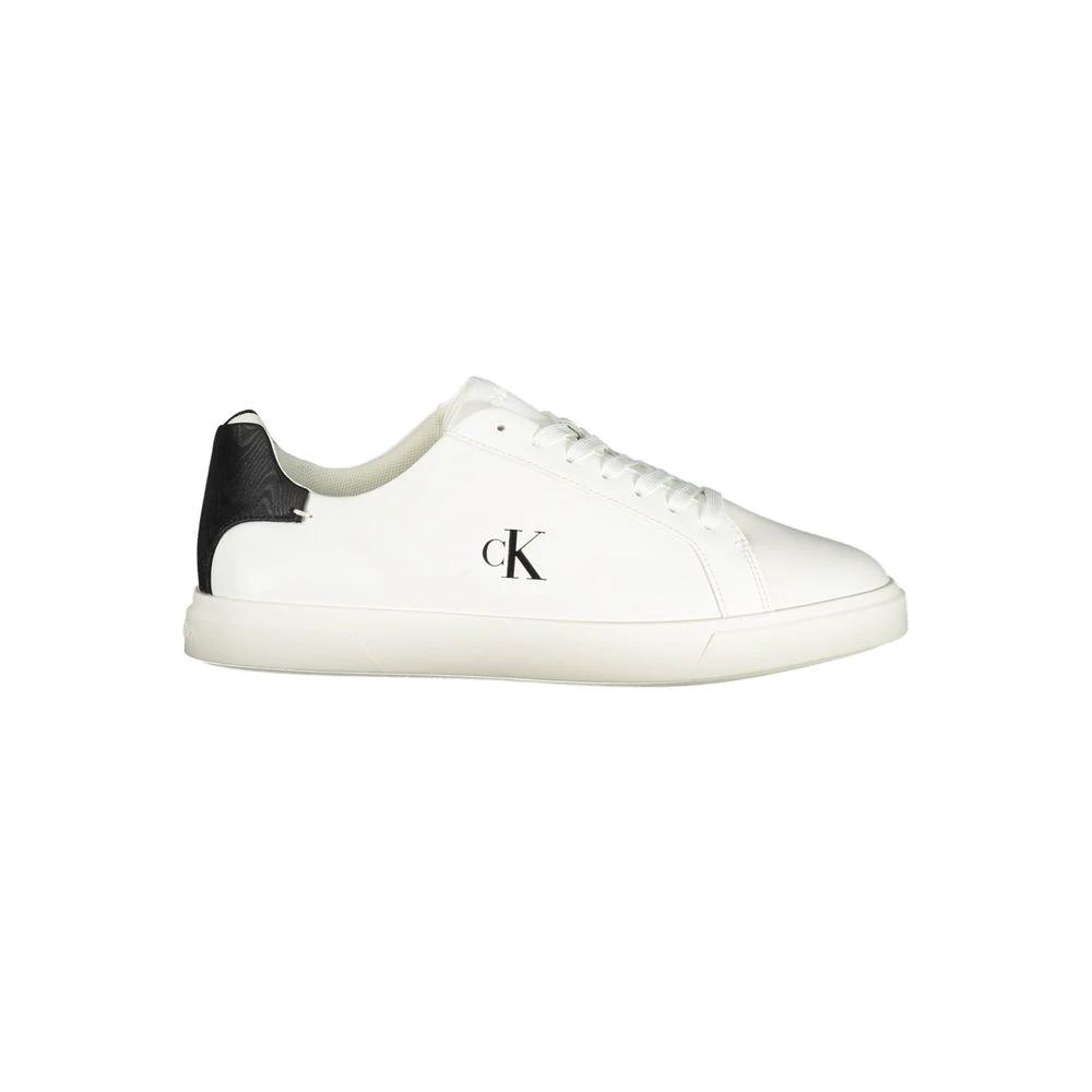 Calvin Klein Bianco Polyurethane Women Sneaker Calvin Klein