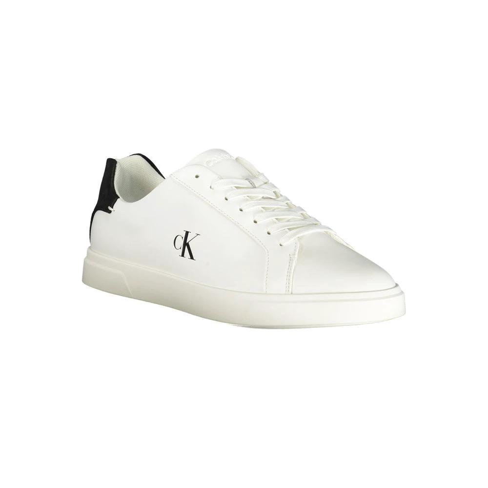 Calvin Klein Bianco Polyurethane Women Sneaker Calvin Klein