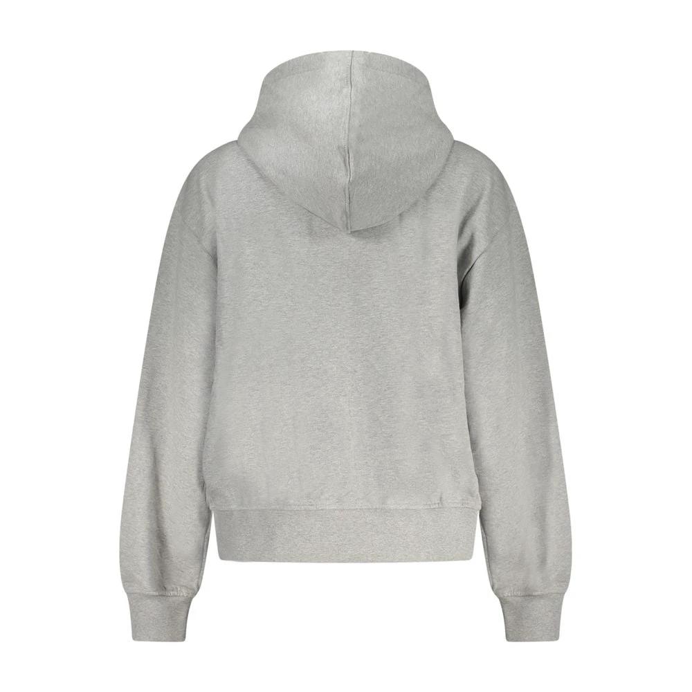 Sweat à capuche Calvin Klein Grigio en coton pour femme