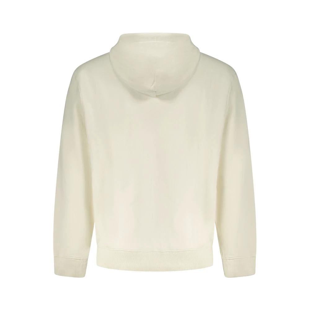 Calvin Klein White Cotton Men's Hoodie