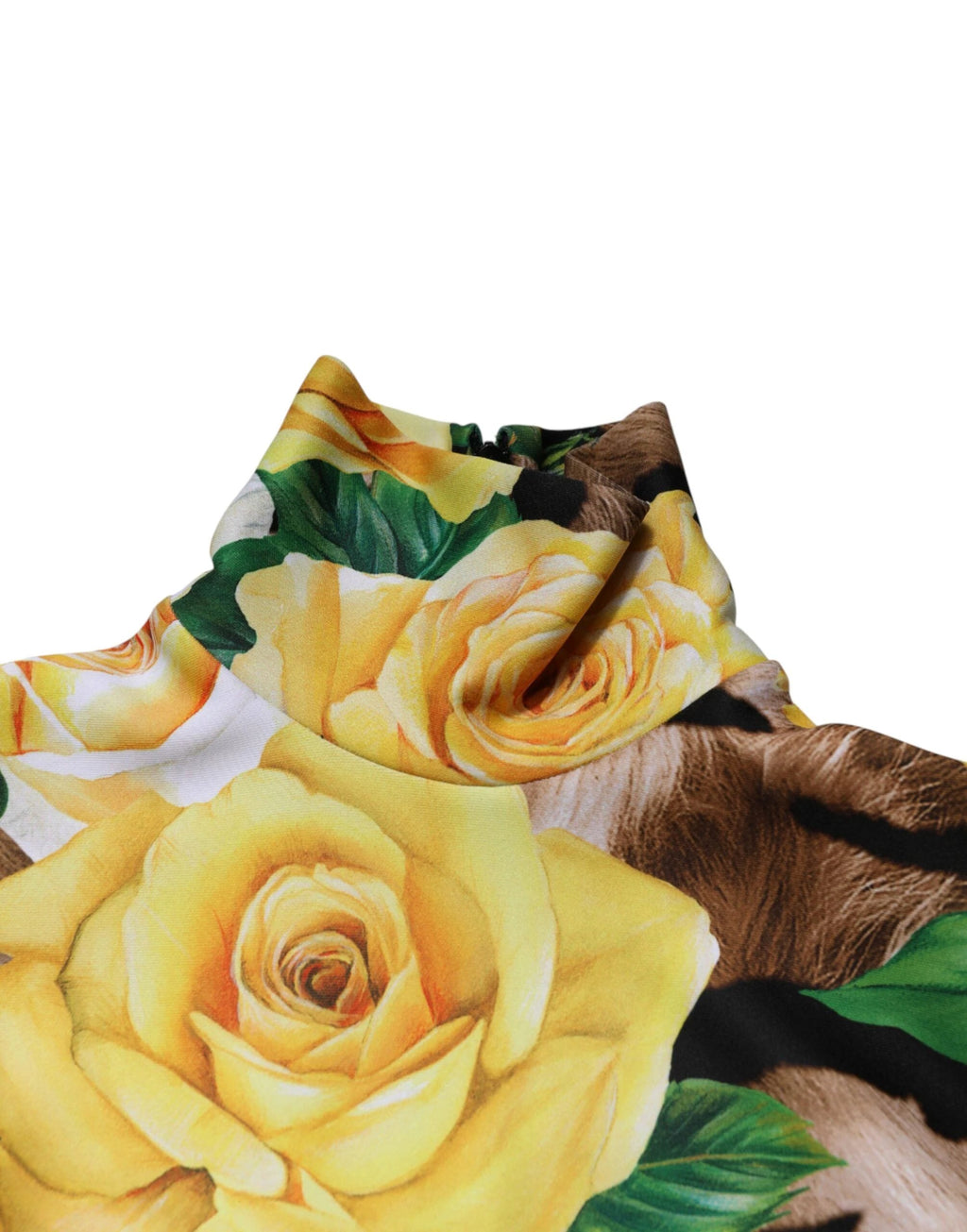 Dolce & Gabbana Multicolor Floral Print Sheath Mini Dress by Dolce & Gabbana