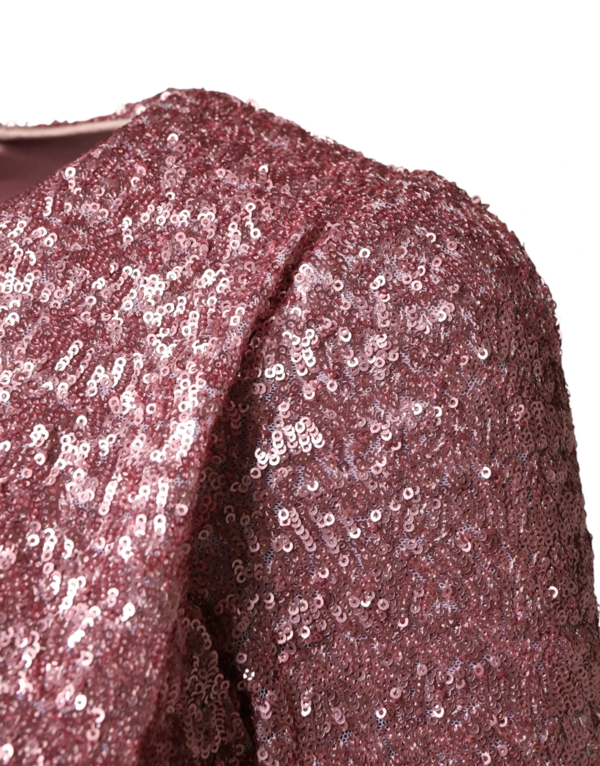 Dolce & Gabbana Pink Sequinned Mermaid Long Gown Dress by Dolce & Gabbana