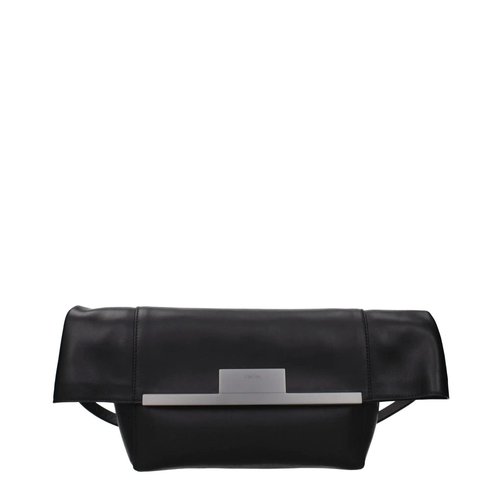Sac bandoulière Max Mara en cuir noir