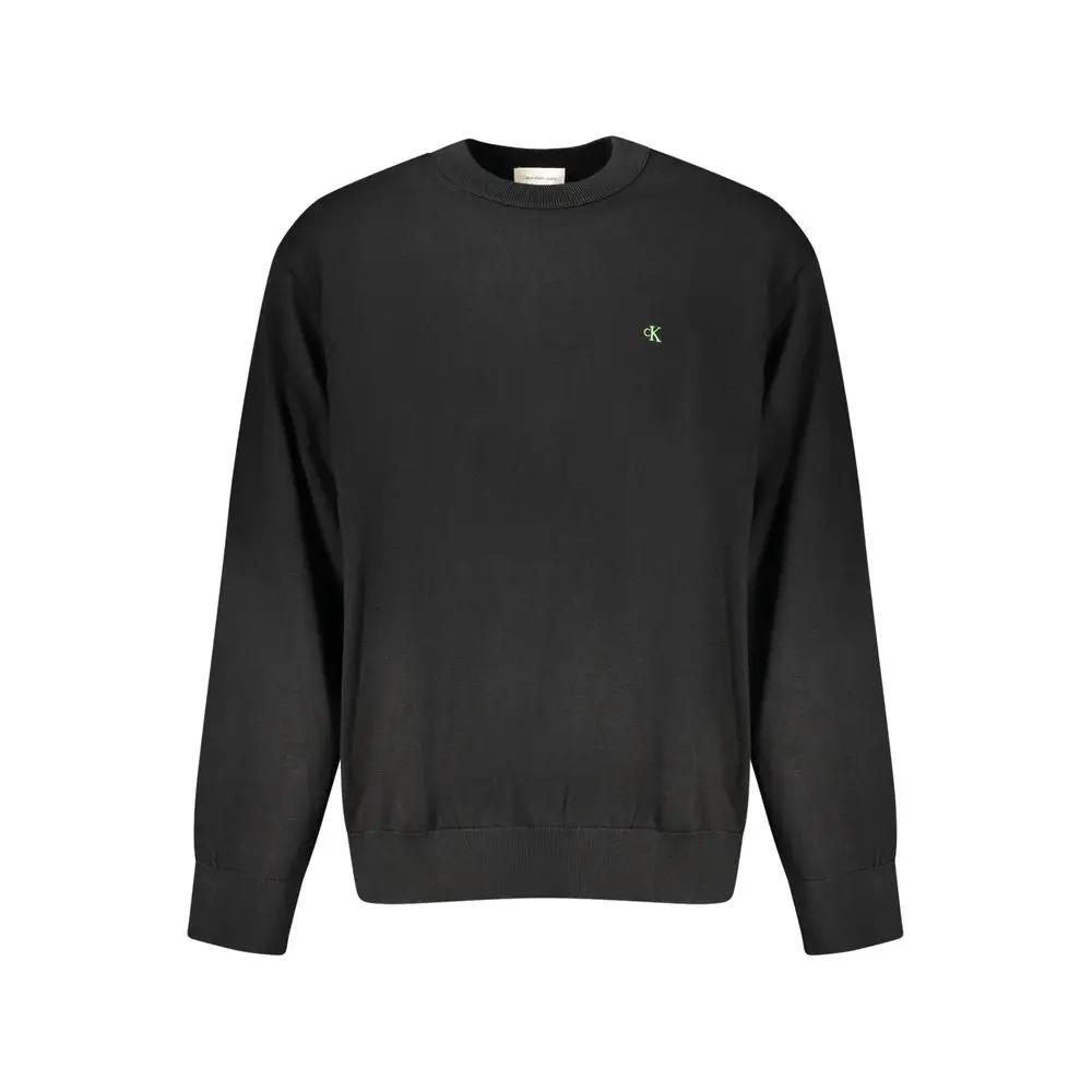 Pull en coton noir Calvin Klein pour homme