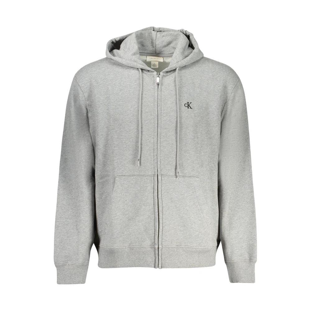 Sweat-shirt Calvin Klein Grigio en coton pour homme