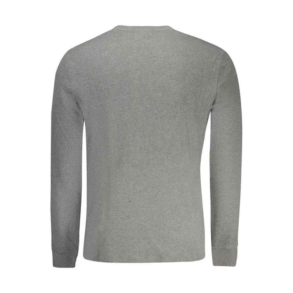 Pull en coton gris Calvin Klein pour homme