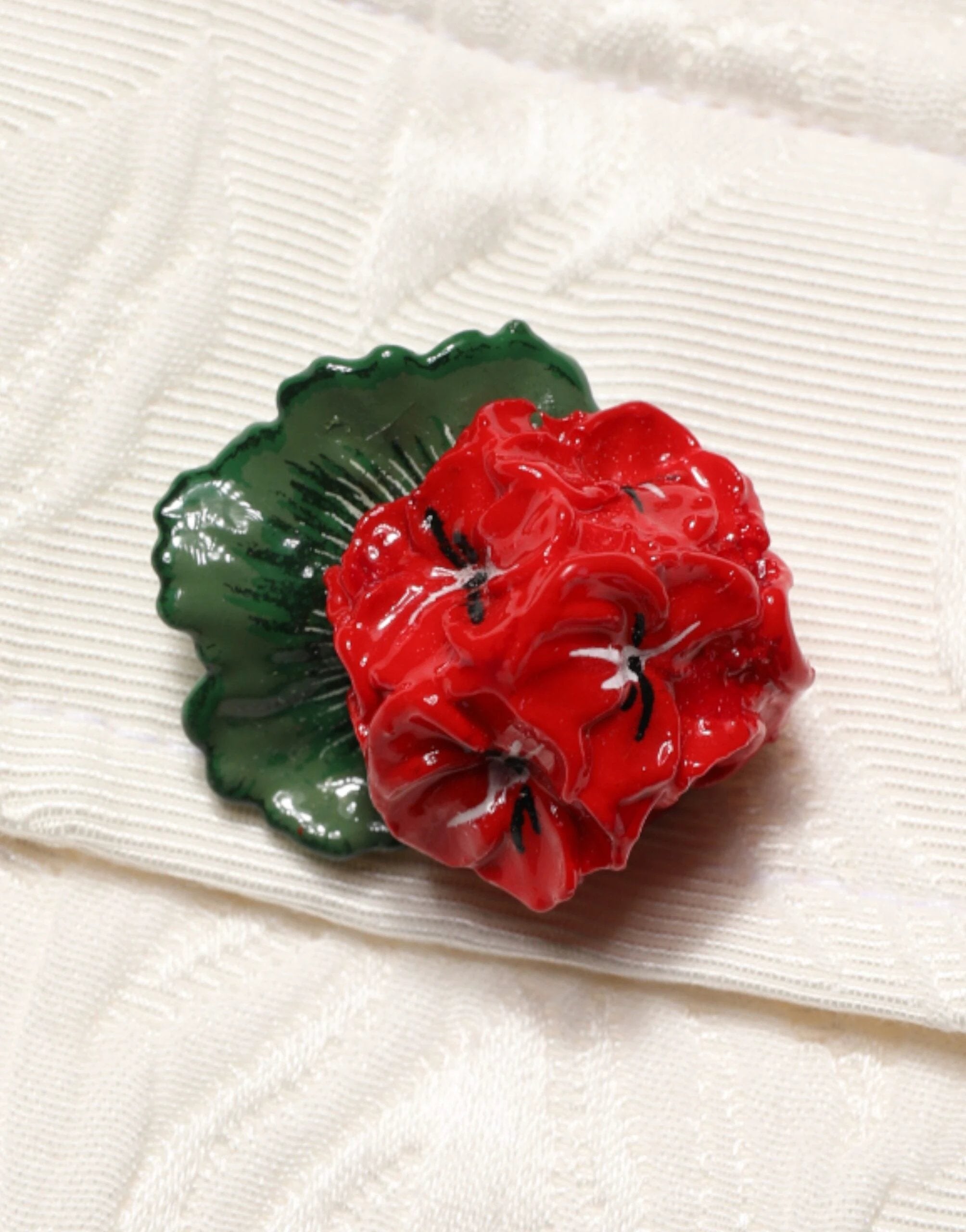 Dolce & Gabbana White Floral Brocade High Waist Mini Skirt by Dolce & Gabbana