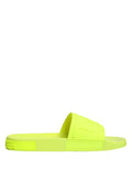 Sandales Dolce &amp; Gabbana vertes en caoutchouc, chaussures de plage
