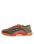 Dolce & Gabbana Multicolor Lace Up Low Top NS1 Sneakers Shoes by Dolce & Gabbana