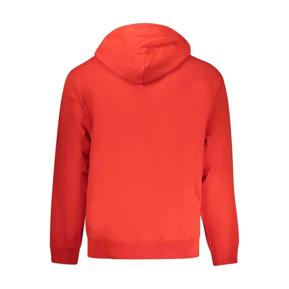 Sweat-shirt Calvin Klein rouge en coton pour homme