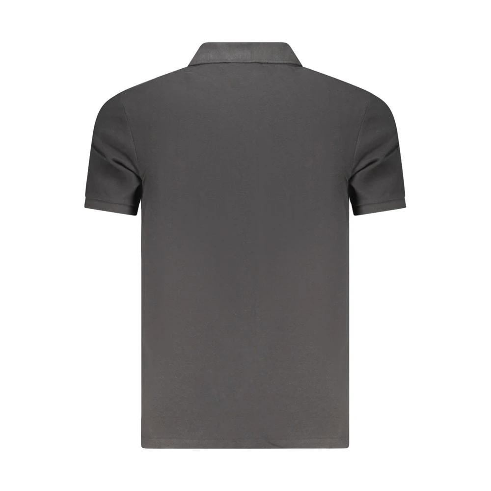 Polo homme Calvin Klein en coton noir