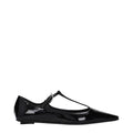 Les ballerines en cuir noir Attico