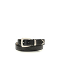 Ceinture Khaite Bos Taurus Regular en cuir de veau noir