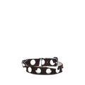 Ceinture régulière Bos Taurus en cuir de veau marron Khaite