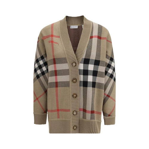 Burberry Beige Polyester Cardigan by Burberry