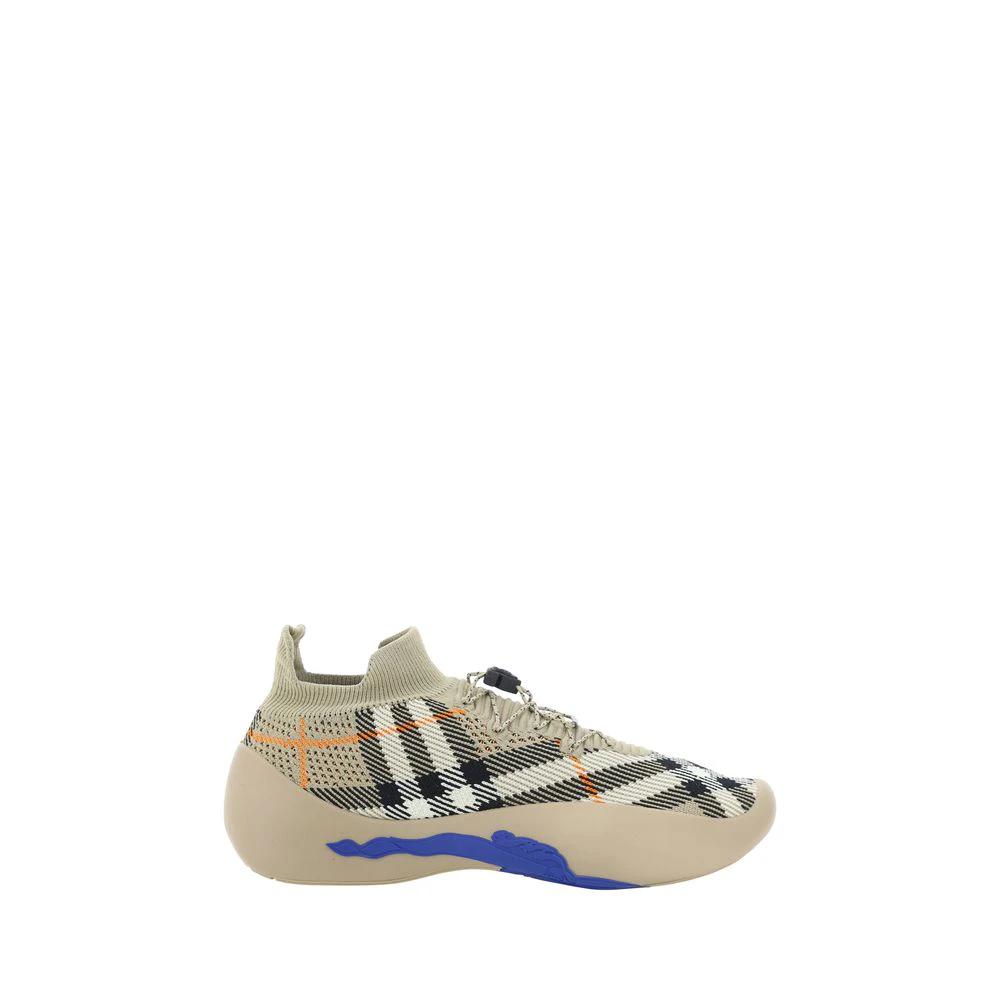 Burberry Brown Rubber Athletic Sneakers by Burberry