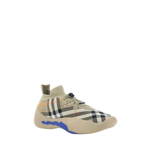 Burberry Brown Rubber Athletic Sneakers by Burberry