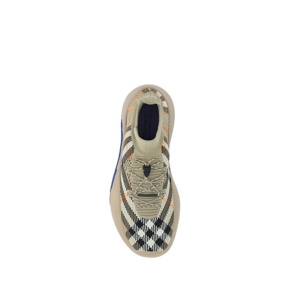 Burberry Brown Rubber Athletic Sneakers by Burberry