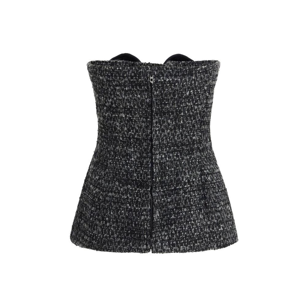 Diesel Gray Polyester Top by Diesel