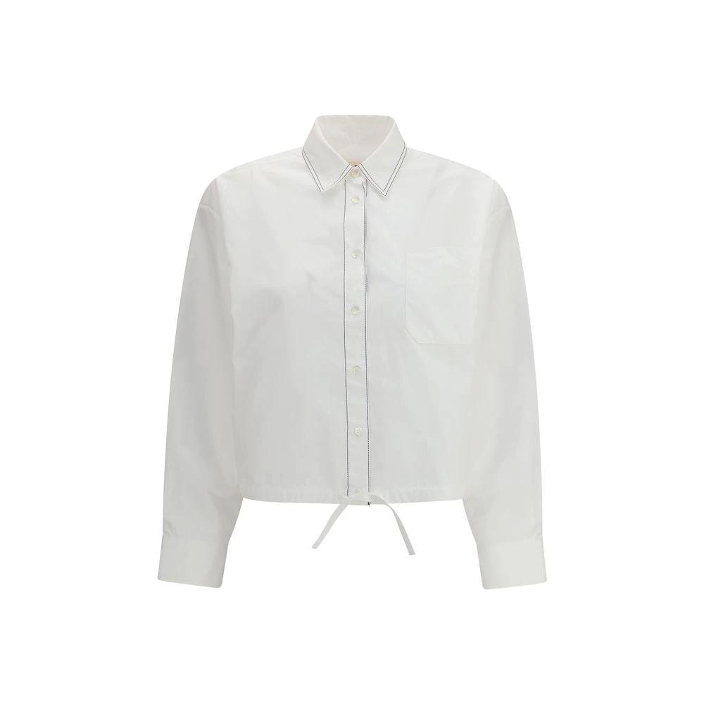 Marni White Cotton Shortsleeve Shirt