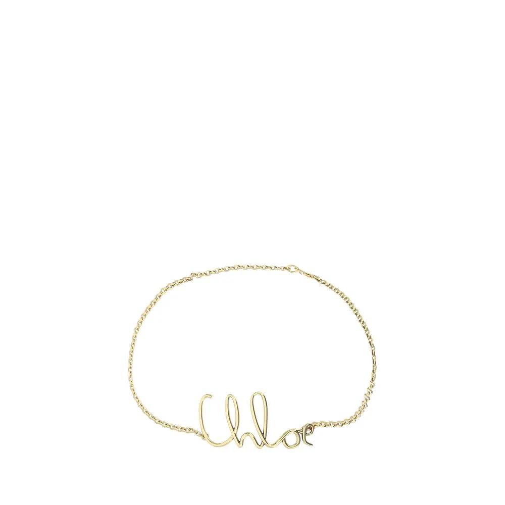 Ceinture fine en laiton doré Chloé