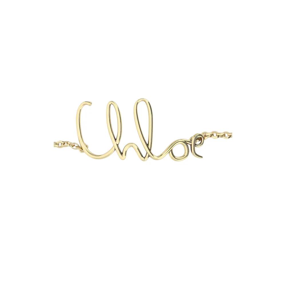 Ceinture fine en laiton doré Chloé