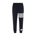 Pantalon de jogging en coton bleu Thom Browne (pantalon de sport)