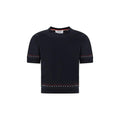 Thom Browne Thom Browne Black Cotton T-Shirt