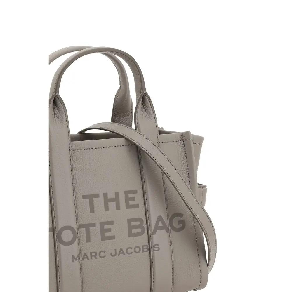 Marc Jacobs Gray Calf Leather Bos Taurus Handbag