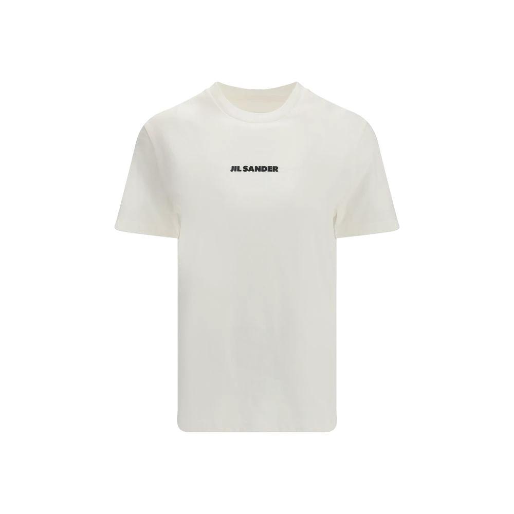 Jil Sander Beige Cotton T-Shirt by Jil Sander