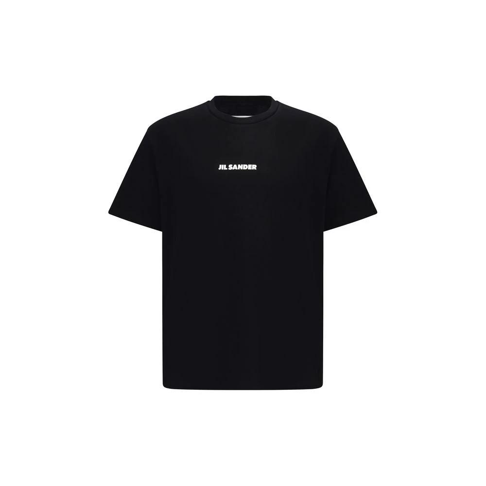 Jil Sander Black Cotton T-Shirt by Jil Sander