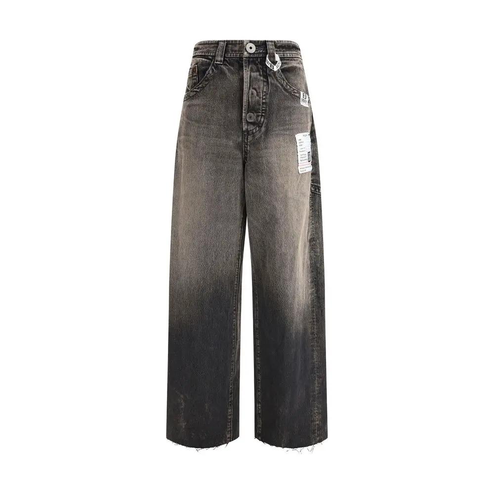 Maison Mihara Yasuhiro Jean en denim de coton noir