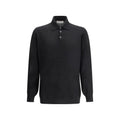 Chemise habillée en cachemire noir Brunello Cucinelli
