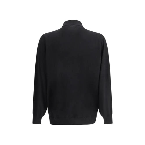 Chemise habillée en cachemire noir Brunello Cucinelli