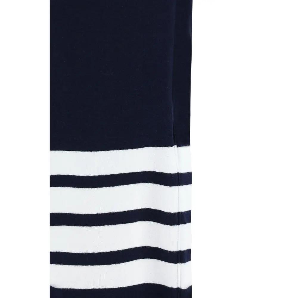 Thom Browne Blue Cotton Casual Pants